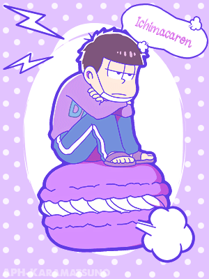 aph-karamatsuno:“Matsu Macarons”↳ The Matsuno Brothers