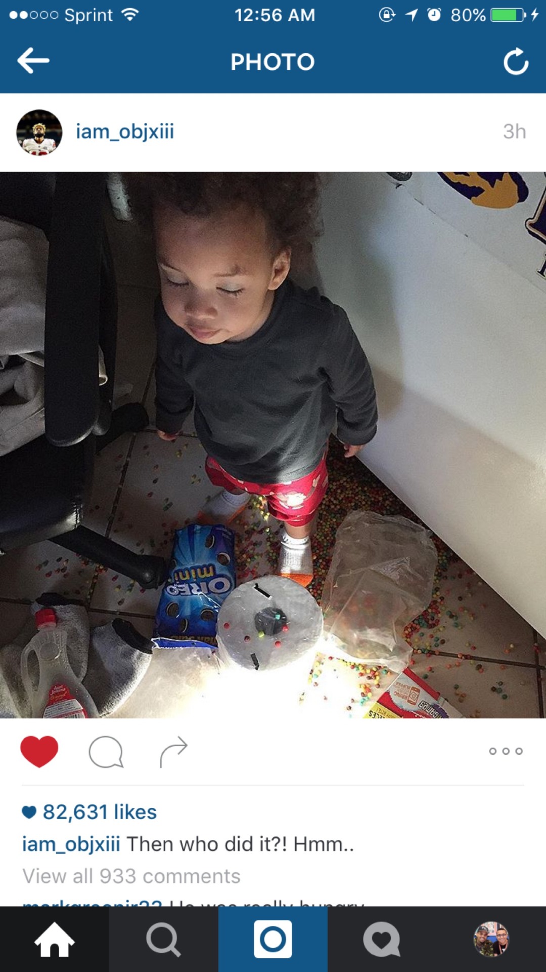 iampapito21:  Sonny’s face 😩😂😂😂 “BIH I ain’t do shhhit” || @o-dellbeckham