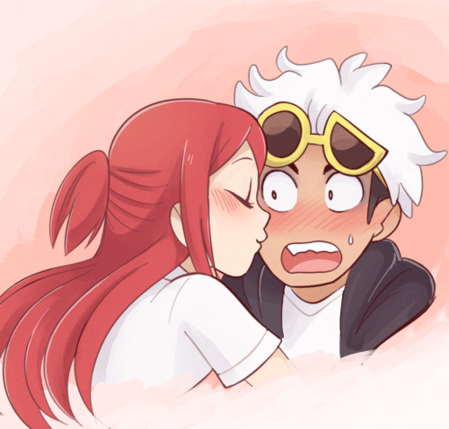 Yay over a month later i finally did them TwTI’m rlly not good at drawing kisses but i still w