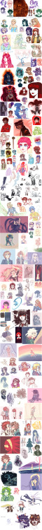 some&hellip;.. iscribble doodles that have piled up over a few months,,,jfc this is hugeanyways umtu