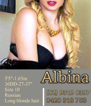 Meet Albina Sydney’s latest import from Russia, with love. When you meet these