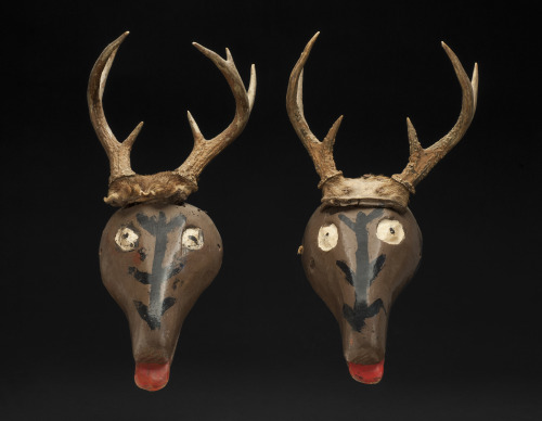 cavinmorrisgallery: Regional Masks Guatemala - Deer masks (set of 2), Dance of Deer, Hunt, or Animal