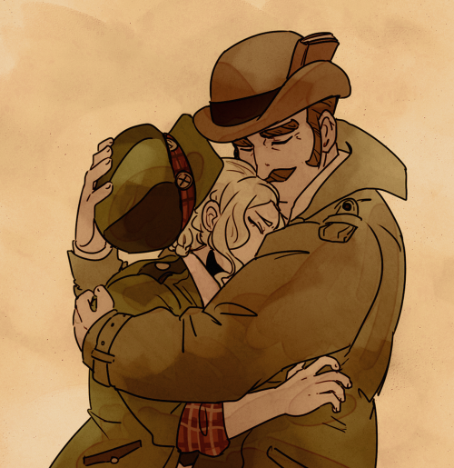 ministarfruit: please… one hug. one hug before you hit the road