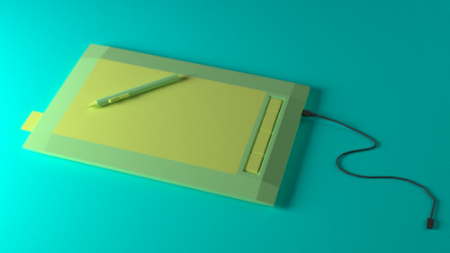 negajustice:3D-cember - Tablet and Pen