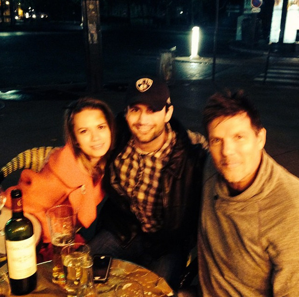 oneetreehiill-deactivated201506:
“ ptothejohan: @joylenz and @thisisjameslafferty and I at le cafe trocadero near the Eiffel Tower!
”