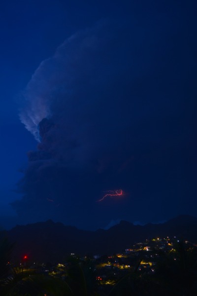 Porn photo Volcanic lightning 