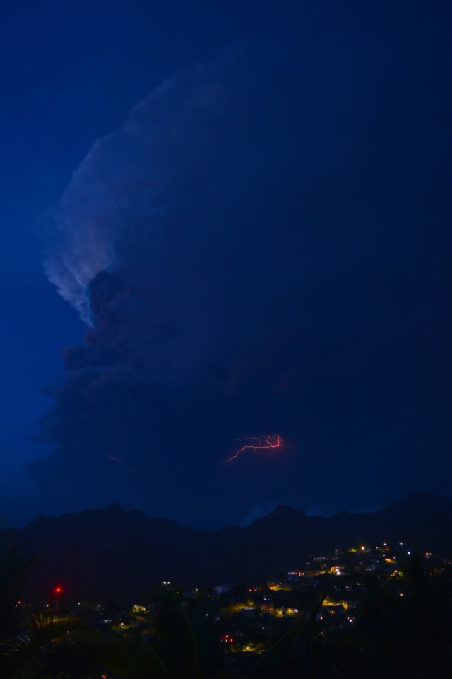 Volcanic lightning  adult photos