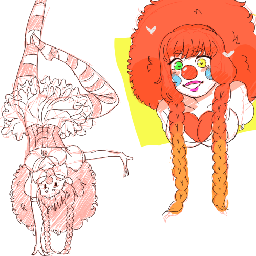 tictakrat:i made a clown character and my boyfriend named her biff everyone say hi to biff! 