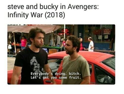 aavengingevans:i hope buck gets his plums in infinity war