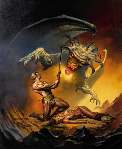 The Sorceress and the Dragon -Boris Vallejo