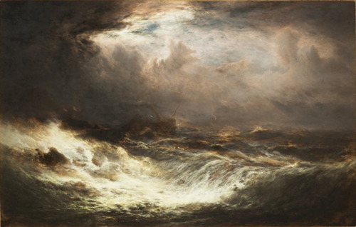 catonhottinroof: Ivan Konstantinovich Aivazovsky Storm at Sea, 1889