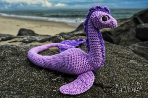 craftyintentions: I’m so excited to announce that the new Sea Dinosaur crochet pattern is NOW AVAILA