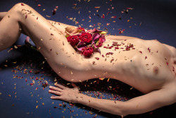 popularnude:Nude With Flowers by larsdaniel