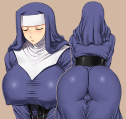 hentaibeats:  Nun Set 3! All art is sourced