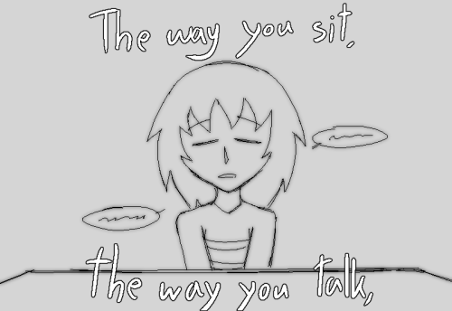 ayu-ohseki: lazy-rabbit: “It’s pretty clear whoever you are, you’re not who I was just talking to.”