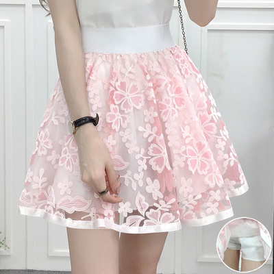jessabella-hime:Sweet flower tall waist tutu skirt from 【Sanrense】Use Discount Code ‘creepycutie’ fo