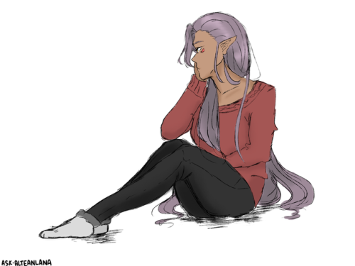 ask-alteanlana:Ok but I had to colour Honerva in because she looked like Lotor and I’m-I just really