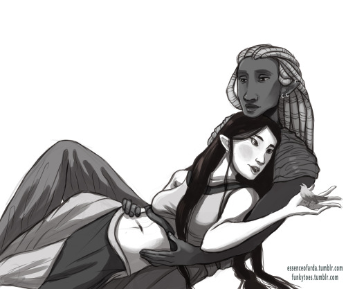 essenceofarda:Thingol and Melian.—I’m reading The Silmarillion for the first time, and a