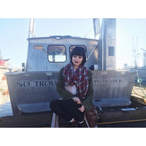 no trou; ble vancouver, bc ⚓️ #ocean #stevestonbc #boat #fishingboat #suicidegirls