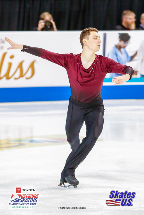 Ryan Dunk’s free program costume at the 2020 US Nationals.(Source: Skates U.S.)