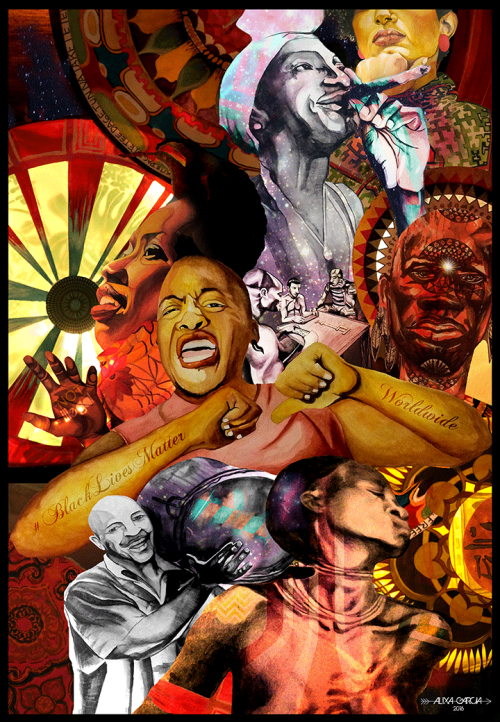 Today’s Black Futures Month poster celebrates Blackness from a global perspective. Created by Climbi