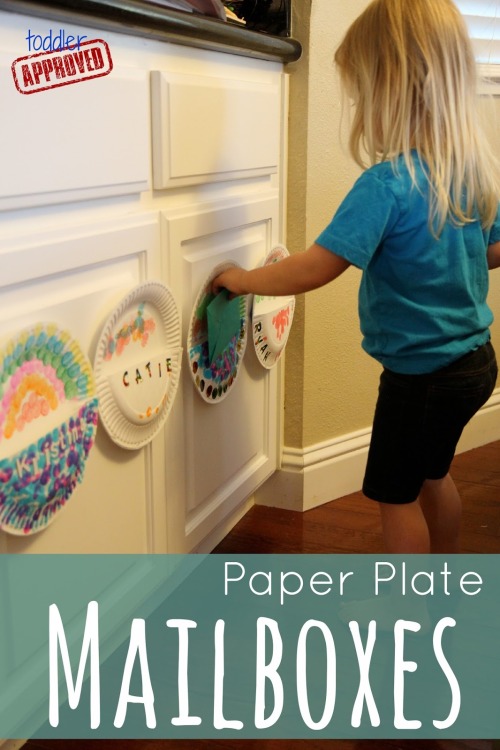 “Paper Plate Mailboxes”