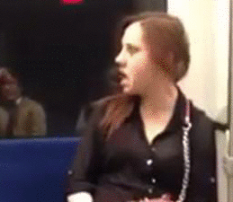 sixpenceee:  Look at what I found, this is ridiculously insane. She attacked him out of nowhere but her facial expressions and unnatural motions beforehand though.  Watch the video. It’s even freakier.  “The video shows a young woman digging