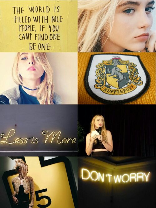 dasstiel:Kathryn Newton + Hufflepuff