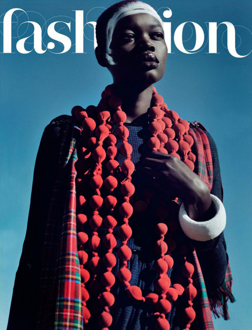 vmagazine:  &lsquo;High Road&rsquo; - Model: Aluad Deng Anei | Photography: Ross Garrett | F