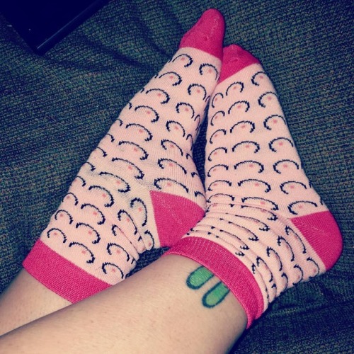Rocking my Boob socks  #socks #wishappaddict #boobies  www.instagram.com/p/Bt-DZ6kHCku/?utm_