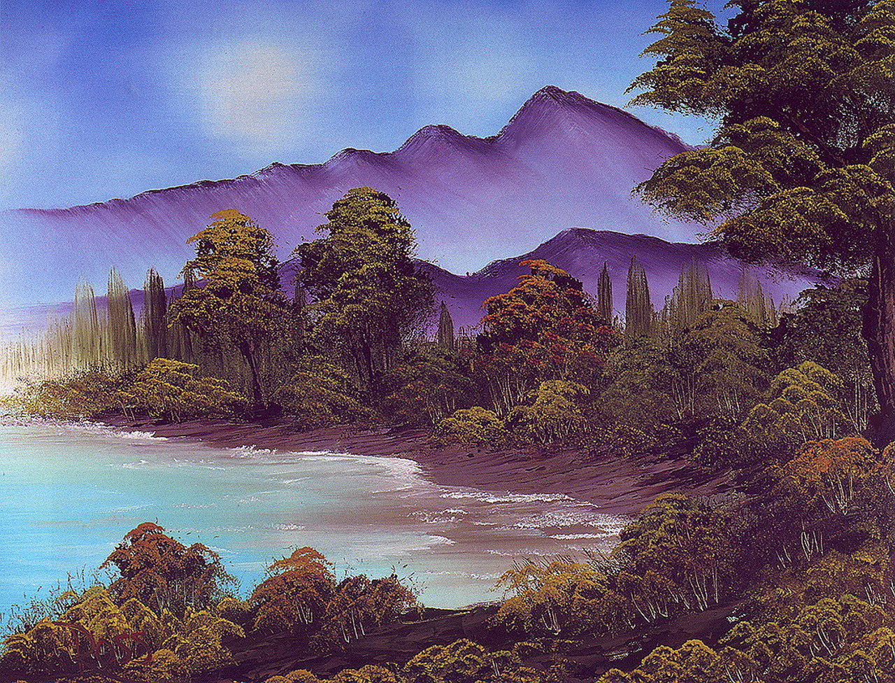 trulyvincent:Bob Ross (American, 1942-1995)