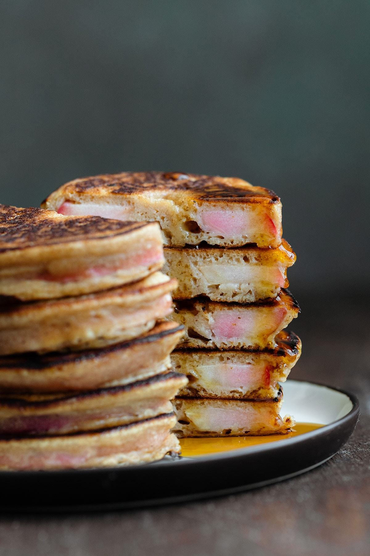 Apple Ring Pancakes - Sweet Tooth Girl