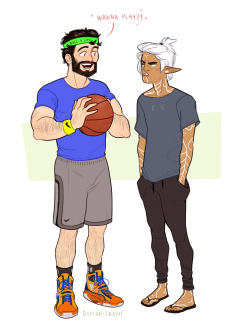 dorian-trash:  Will we ever see the end of Garrett’s obnoxious basketball shoes? No. No we won’t :^)