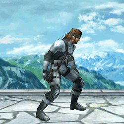 thathomestar:  thehaddockbanker:  kujazzo:  Snake in Brawl was strange. Mainly because they were using a Big Boss face model on a Solid Snake outfit.   Naked Snake face and bandana, with MGS2 Solid Snake’s sneaking suit, with the codec portrait being