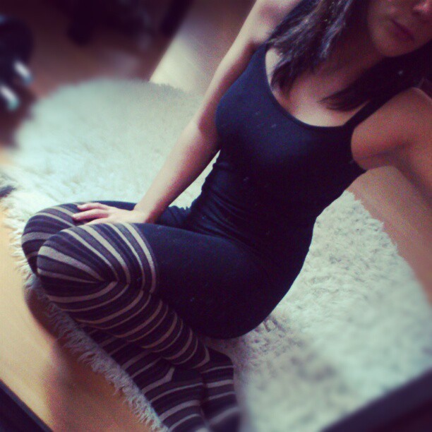 My #new #sweethearts #tights #striped #brownstriped #brown #warm #patternedtights