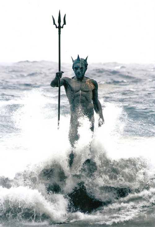 powerofthestruggle - The statue of Neptune on Melenara Beach, Gran...