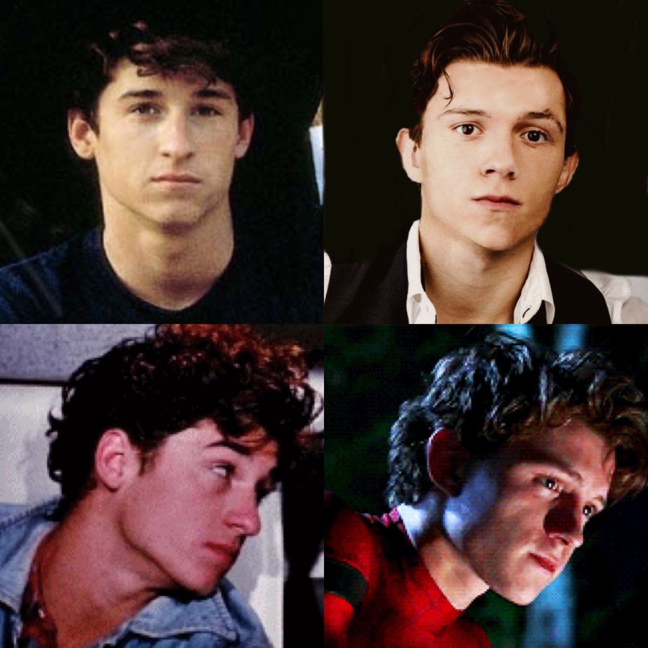 wear a mask ✌🏼 — tom holland looks just a little bit like a young...