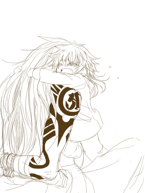 faecakes:  紅蒼らくがき2。 
