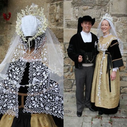 Breton wedding costume, Languidoc, 1890-1910