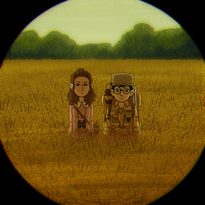 zetrystan:Saw Moonrise Kingdom again yesterday, and drew this just before going to