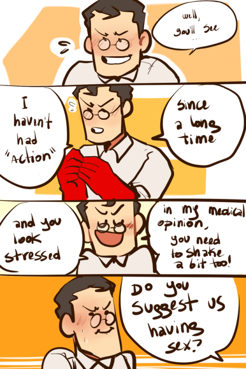 au-heavymedic-devilmeem:[”what just happen?”] Translation by @marco-binbin7