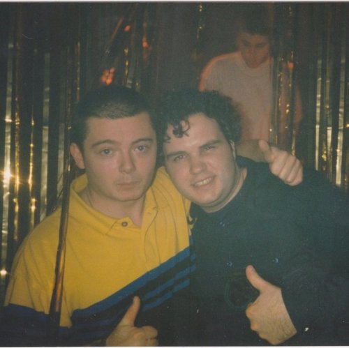 daftpunkunmasked:Guy-man &amp; Ian Pooley at Gibus Club, 1997  | Daft Punk Unmasked