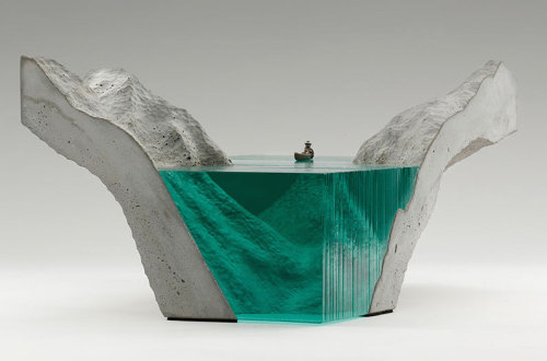 mayahan:Captivating Layered Glass Sculptures By Ben Young