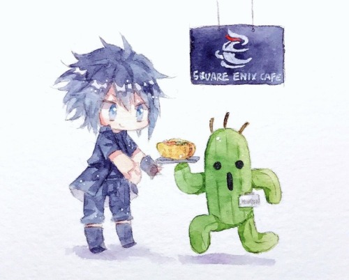 stluc123:  I went to Square Enix Cafe yesterday😇😇😇😇✨🙏