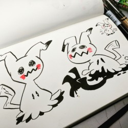 themsjolly: Mimikyu doodles!