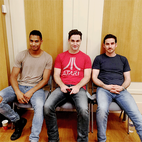 witwerlove:Elliot Knight, Sam Witwer, &amp; Colin O’Donoghue at Fairytales