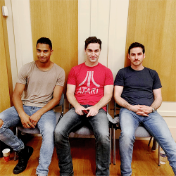 witwerlove:Elliot Knight, Sam Witwer, &amp; Colin O’Donoghue at Fairytales V in Paris, France - May 27, 2017 [x]