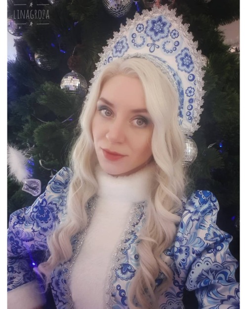 Snow Maiden - my work in this New Year night ❄ Ну что, кто как встретил НГ, господа хорошие?) Снегур