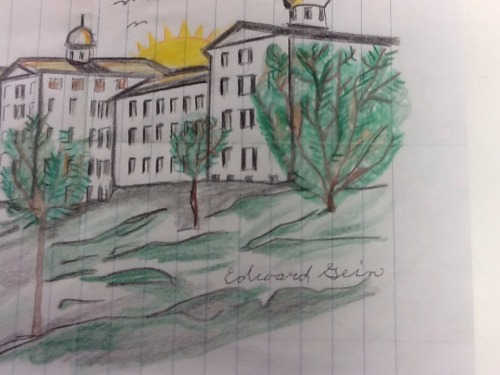Drawing by Ed Gein Serial Killer
