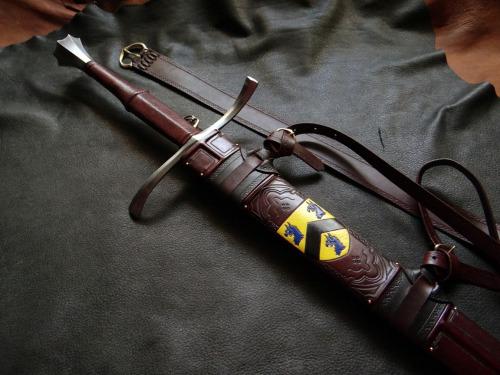 dbkcustomscabbards: A recently completed scabbard commission for the Albion Earl